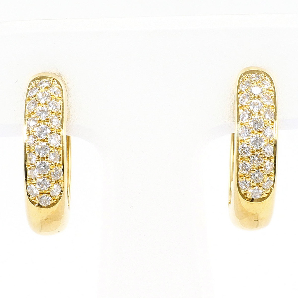 VINTAGE 18k Gold Diamond Earrings